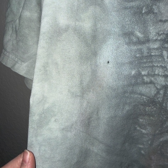 Vintage The Mountain Wolf Tie Dye Shirt Behind an Aspen Tree XL Nature Grunge 90 - Picture 4 of 7